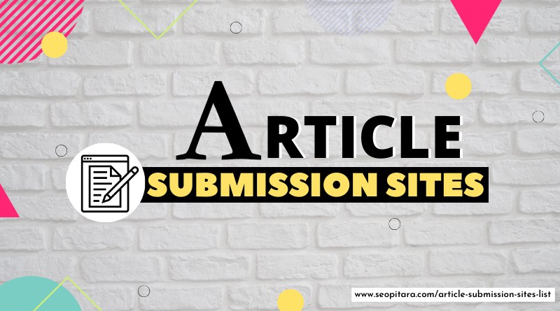 article submission sites